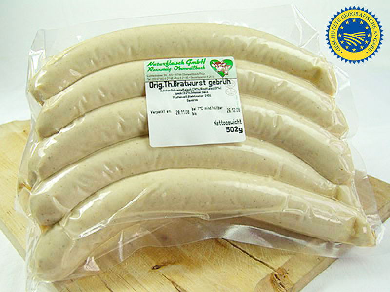 Original Thüringer Bratwurst, 5er-Pack a 100 g Original Thüringer Bratwurst, 5er-Pack a 100 g